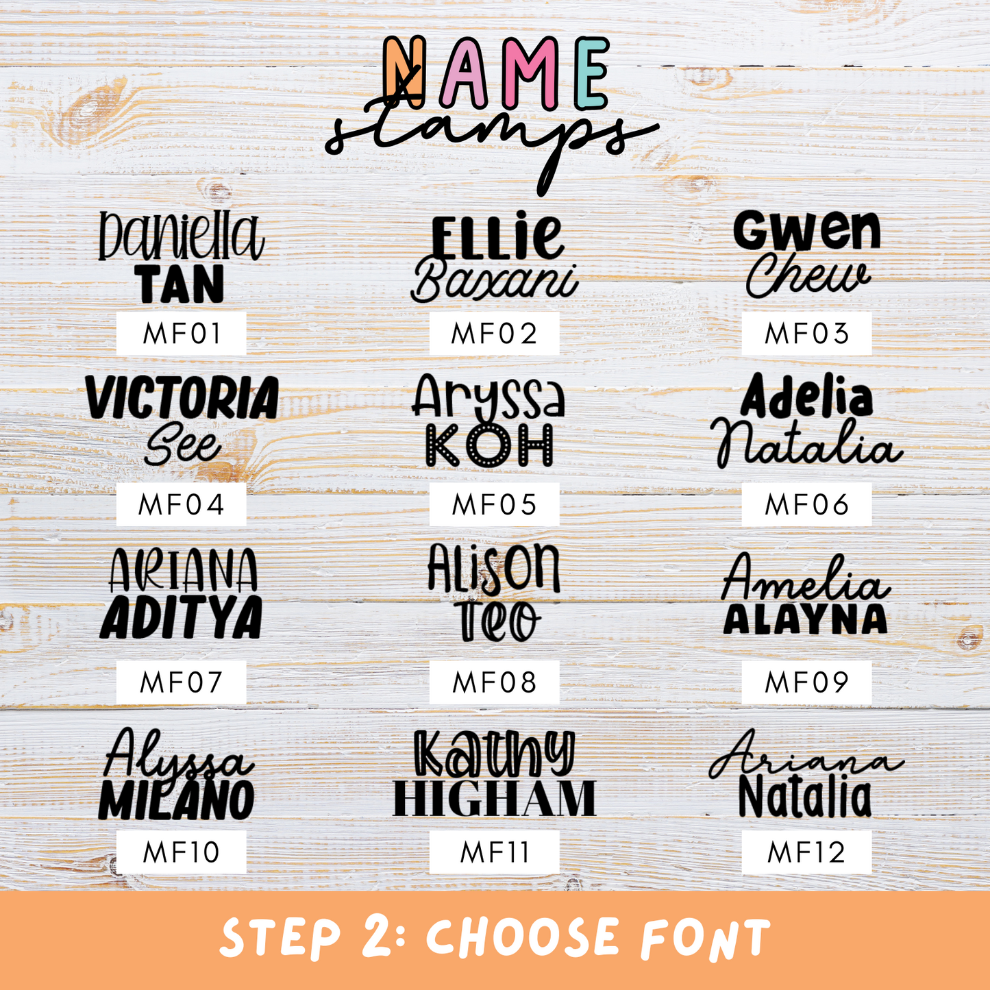 Name Stamps