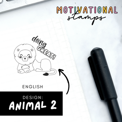 Animal 2 -- Motivational Stamps