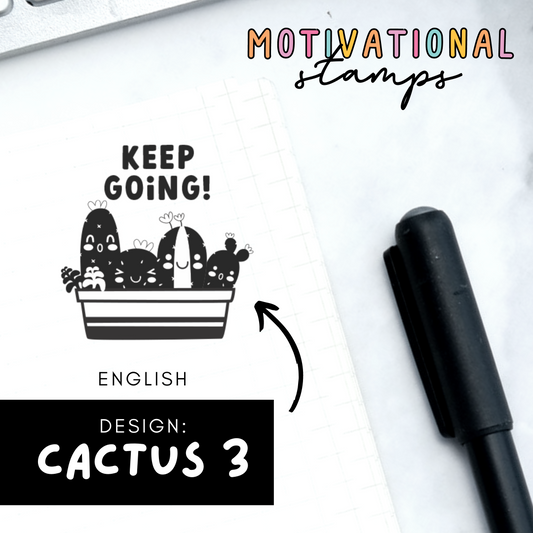 Cactus 3 -- Motivational Stamps