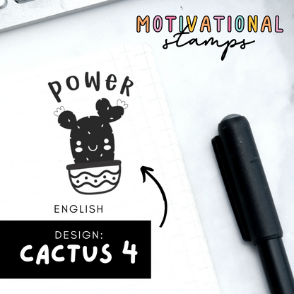 Cactus 4 -- Motivational Stamps