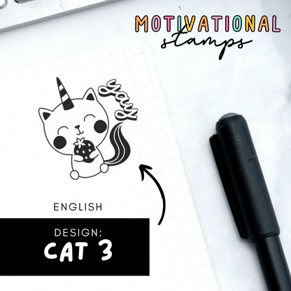 Cat 3 -- Motivational Stamps