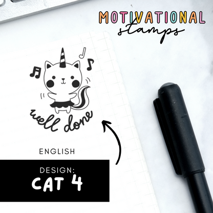 Cat 4 -- Motivational Stamps