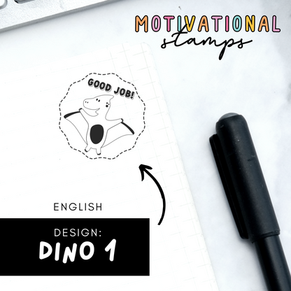 Dino 1 -- Motivational Stamps