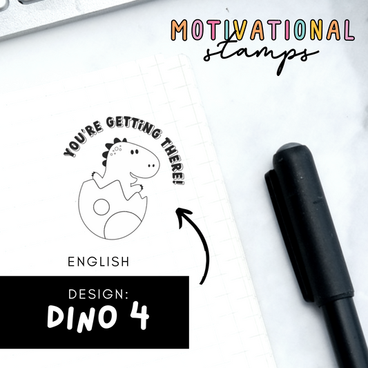 Dino 4 -- Motivational Stamps