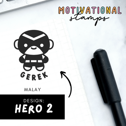Hero 2 -- Motivational Stamps