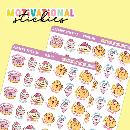 *NEW!* Dessert Motivational Stickies