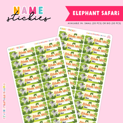 [BUNDLE OF 10] Name Stickies