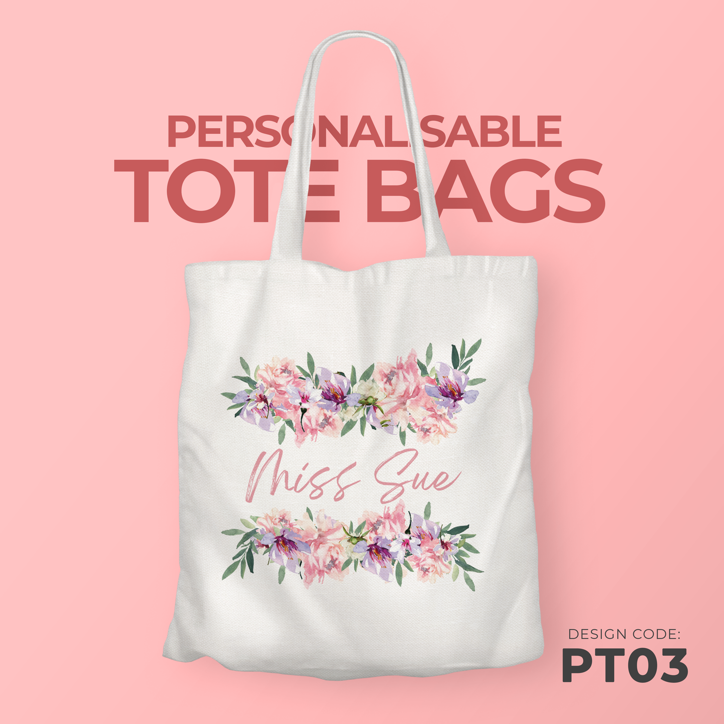 [BUNDLE OF 10] Personalisable Totes