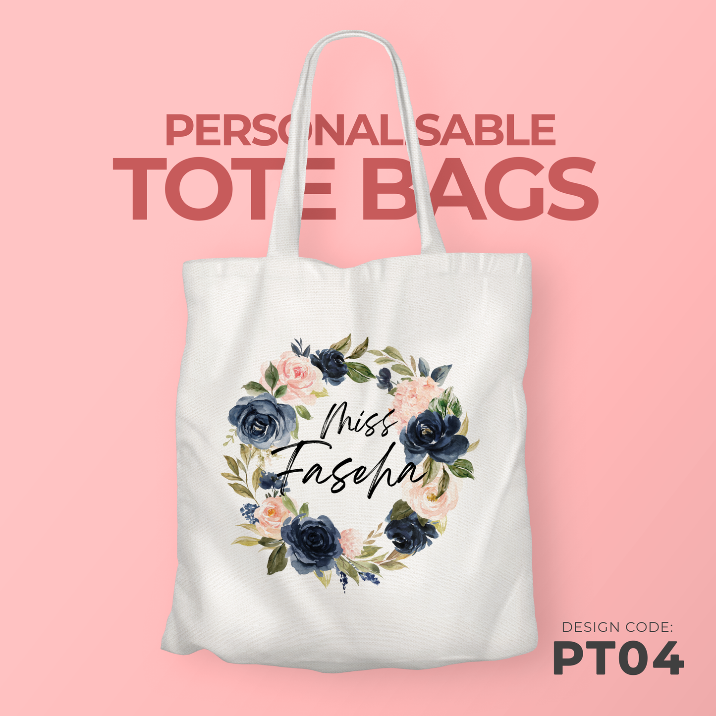 [BUNDLE OF 10] Personalisable Totes