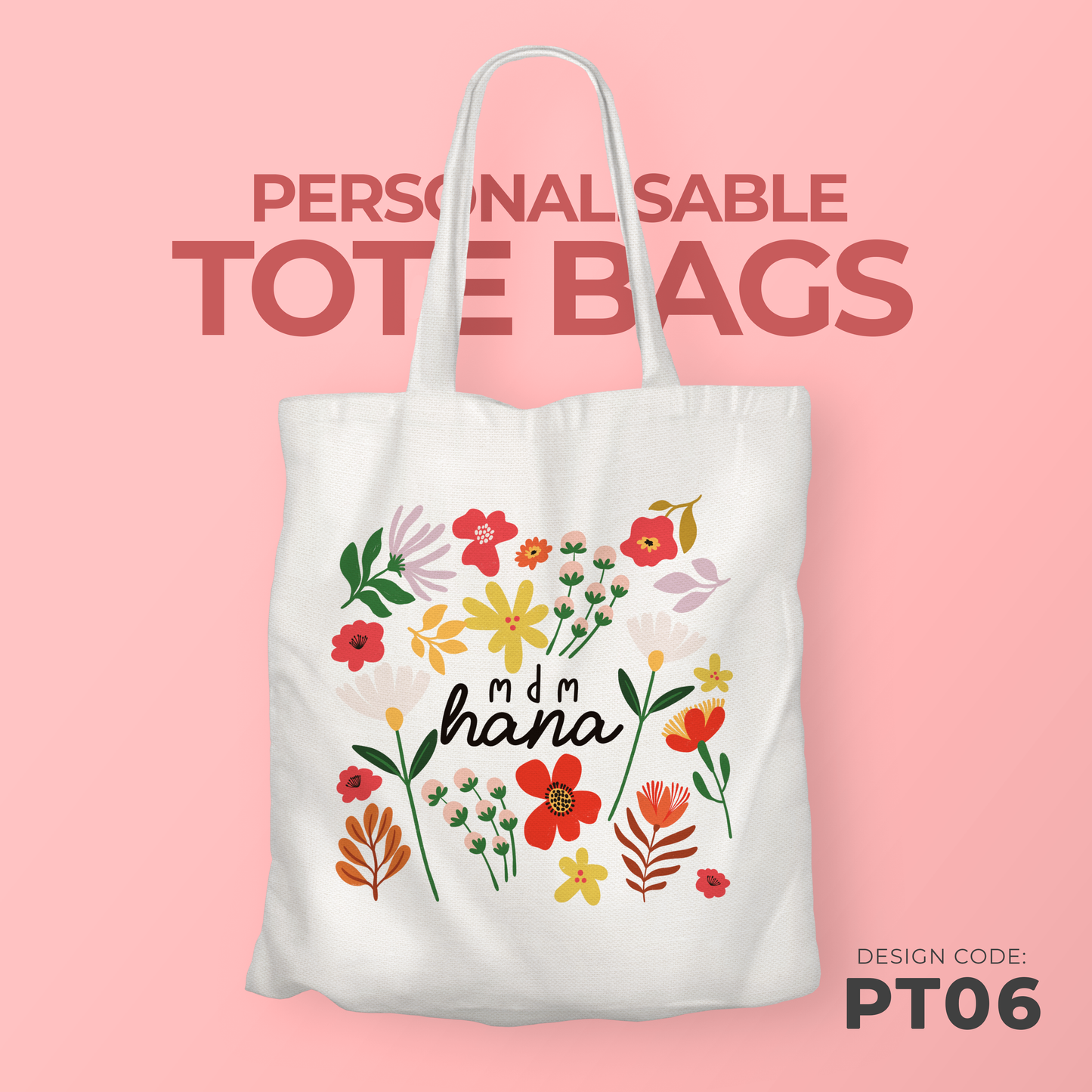 [BUNDLE OF 10] Personalisable Totes