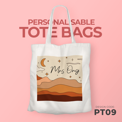 [BUNDLE OF 10] Personalisable Totes